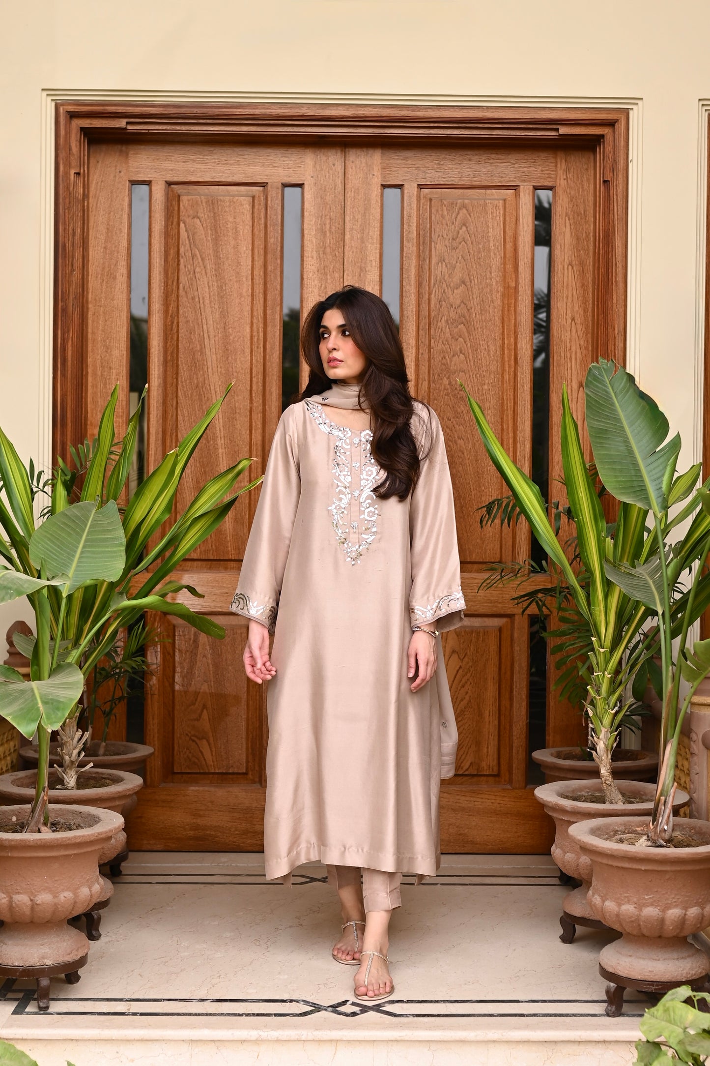 Floral Mukaish Kurta (L25-RS-04)