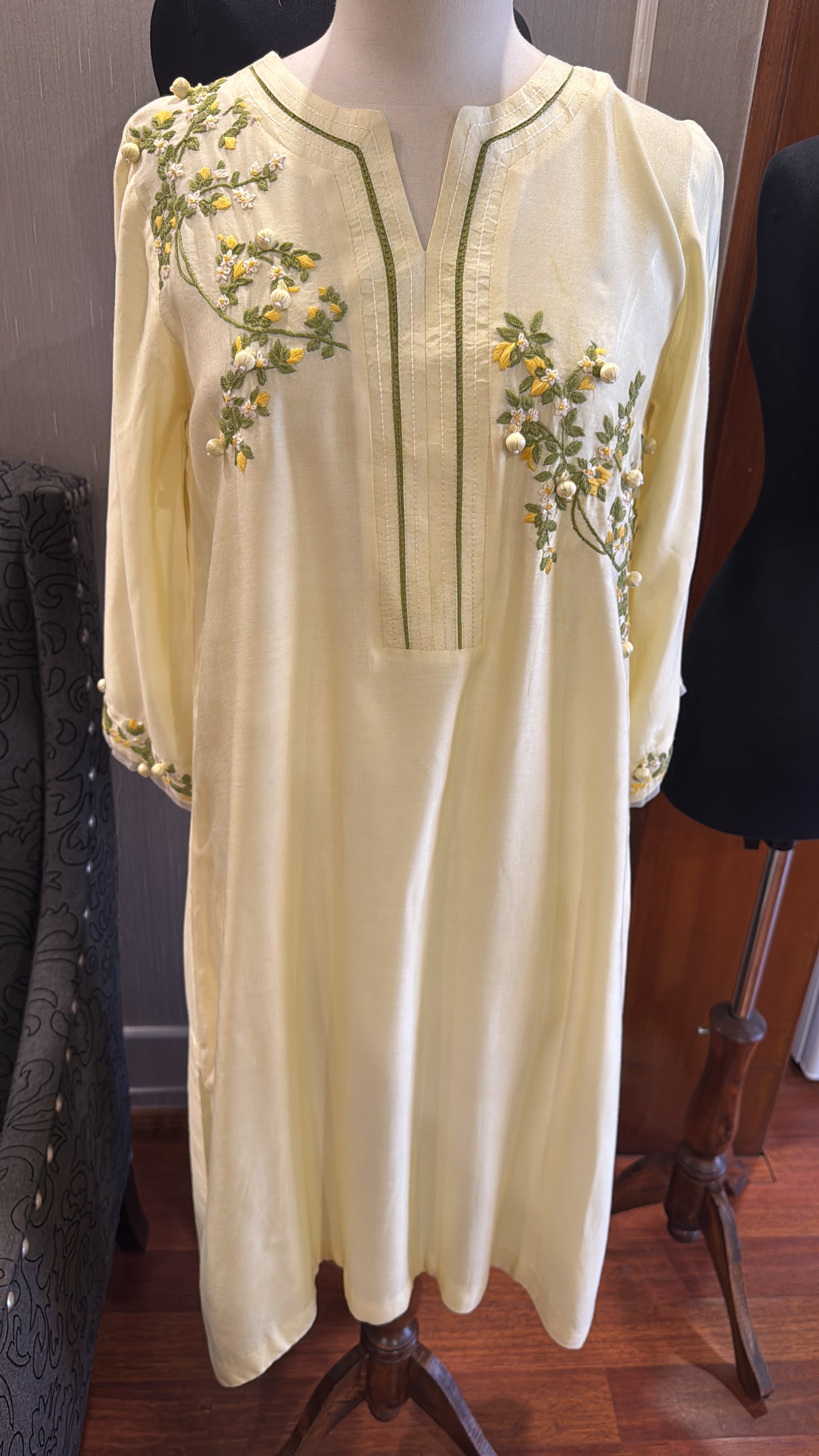 Lemon-Chello Kurta