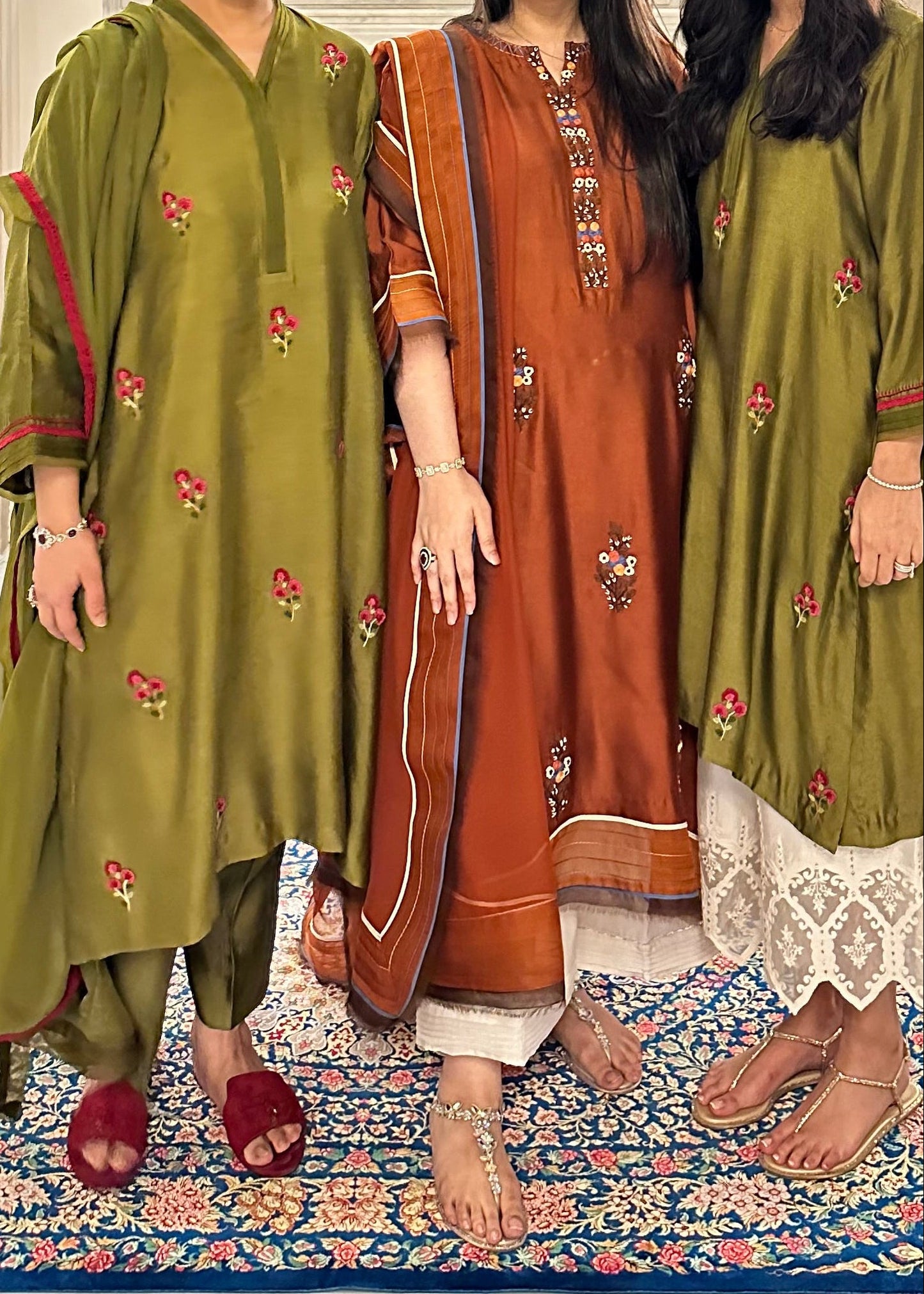 Rust Floral (P-CN-10)