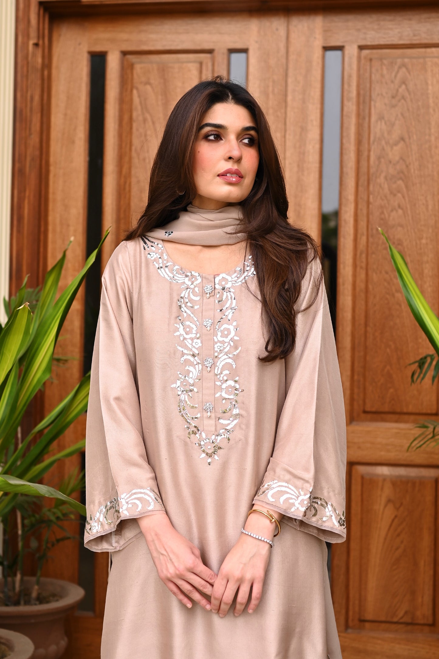 Floral Mukaish Kurta (L25-RS-04)
